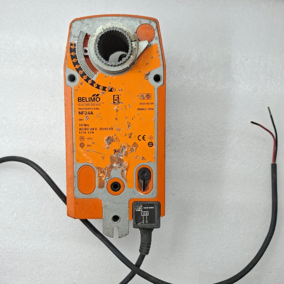 BELIMO NF24A DAMPER ACTUATOR 24V AC/DC 10Nm HVAC (USED WORKING) NF24A